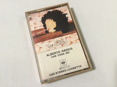 ALBERTO RADIUS - CHAT COSA SI - Musicassette CBS Original Italy Sugar 1976 RAR!