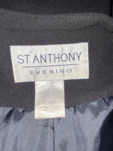 St. Anthony Evening Blazer Womens 24W Plus Embellished 3/4 Sleeve Lined Party - Picture 14 of 16