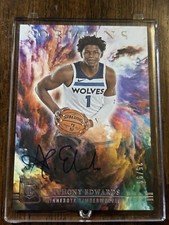 Anthony Edwards 2020 Panini Origins Rookie Autographs On Card Auto /99 RC NBA