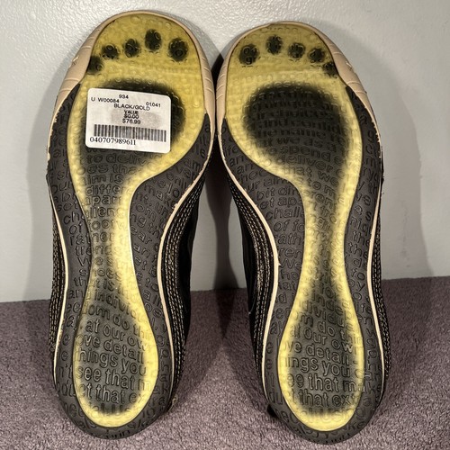 Scarpe da sneaker boutique Cushe NWOB nere/oro USA DONNA taglia 10 UK 8 EUR 41 - Foto 5 di 11