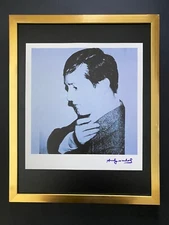 ANDY WARHOL + SIGNED 1984  PRINT MOUNTED & FRAMED + BUY IT NOW!