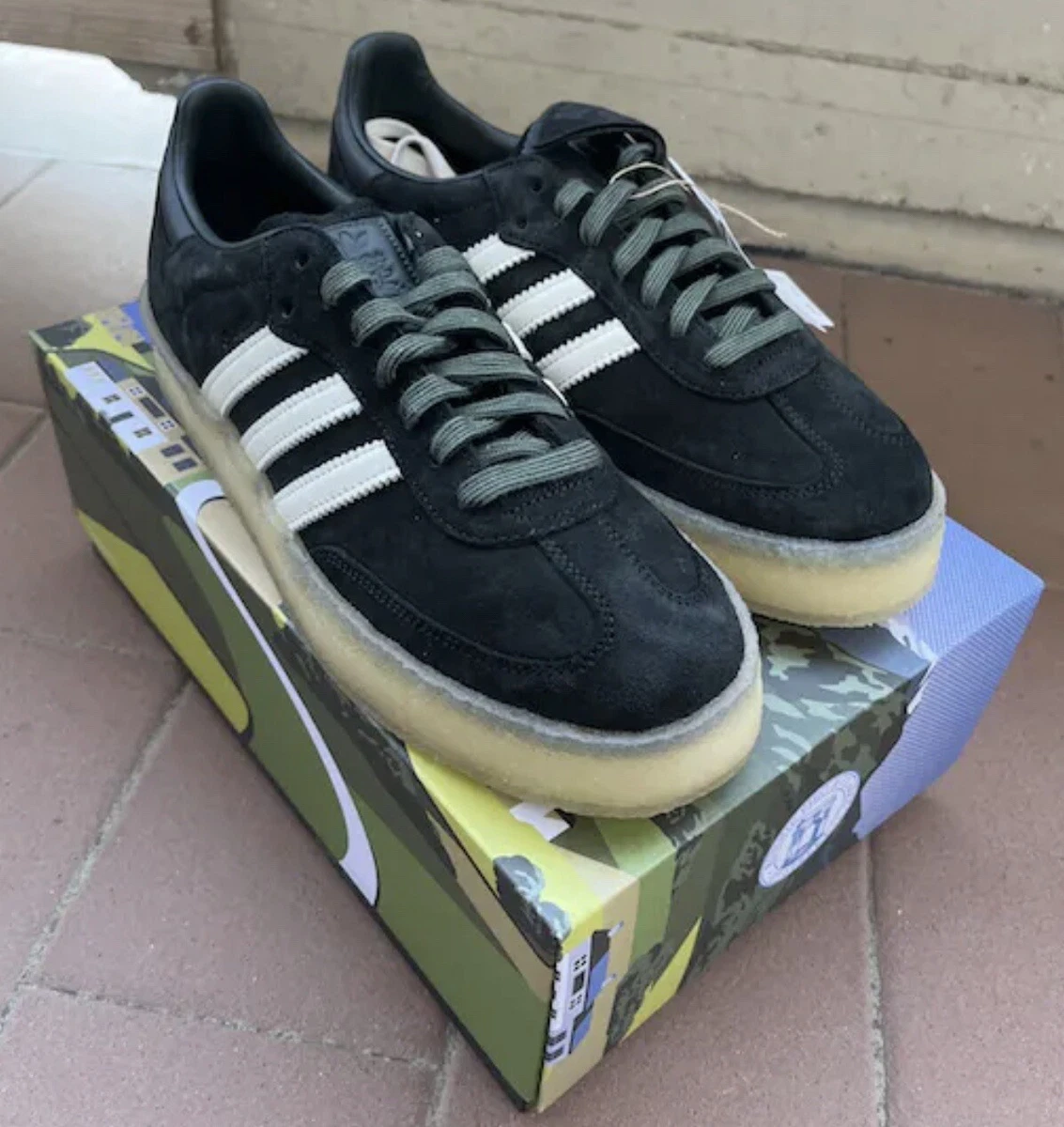 adidas Ronnie Fieg x Clarks x 8th Street Samba Shadow Green for