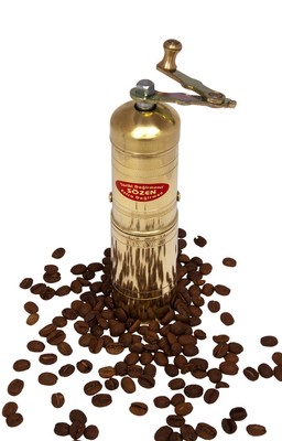Traditional SOZEN Turkish Handmade Coffee Grinder Mill Large Straight 17cm 6.75''
