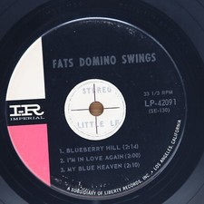 FATS DOMINO - FATS DOMINO SWINGS EP -  SOUL 45