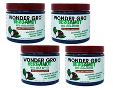4 Pack of Wonder Gro Bergamot with Shea Butter 12 Ounce