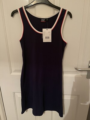 Esprit Navy Blue Tennis Dress BNWT size Small Mini!