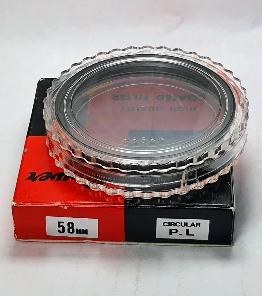 58mm Bower Circular Polarizer CPL Glass Lens Filter P-CL 58 mm 58 PL-C Japan - Image 2 of 4