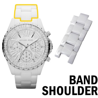 MK5733 Michael Kors ceramic watch band white parts repair MK5733 Michael Kors ceramic watch band white parts repair