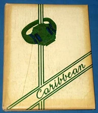 1958 Caribbean Yearbook - Cristobal High School - Panama Canal Zone - Go Tigers!
