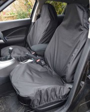 For Volkswagen VW Caddy Van 1+1 Heavy Duty Seat Cover Black Waterproof Pair