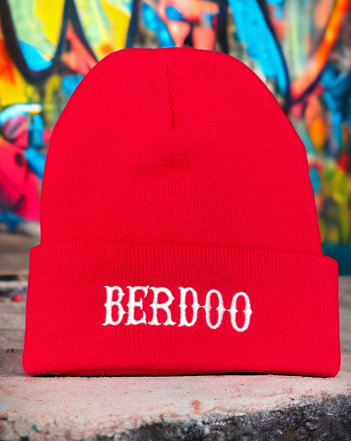 BERDOO Hells Angels Motorcycle Club Support Red OSFA Beanie NEW Fast Shipping