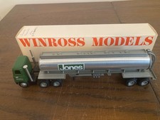 WINROSS 1:64 DIE-CAST TRUCK  RARE JONES MOTOR FREIGHT TANKER