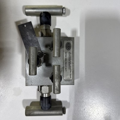 J.M. Huber FT-214,  5-Valve Manifold Stainless Steel   Instrument Process