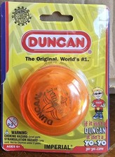 Vintage Deadstock Duncan Imperial Orange Yo-Yo 2008 YOYO NEW
