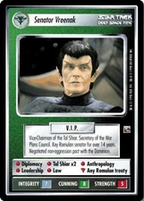 Star Trek: Senator Vreenak [Moderately Played] The Dominion STCCG Decipher 1E