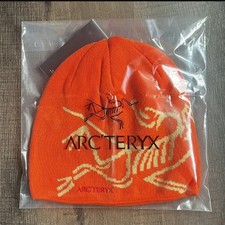 Arc'teryx Bird Head Toque Beanie Orange Winter Knit Hat NWT