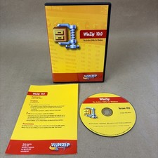 WinZip 10.0 Pro/Companion Two User License CD Utility Windows 98 NO KEY