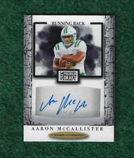 AARON McCALLISTER - CHARLOTTE - 2021 SAGE PREMIER DRAFT BLACK AUTOGRAPH CARD A32
