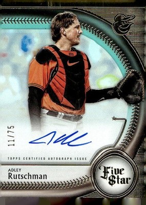 2024 Topps Five Star #FSA-ARU Adley Rutschman Aqua #/75