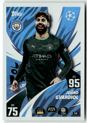Topps Match Attax CL 2025-26 No. 318 Josko Gvardiol Man of the