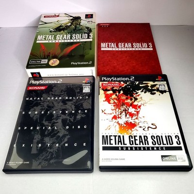 (Not USA Version, Read) Metal Gear Solid 3 Subsistence - Sony Playstation 2 PS2