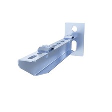 Electro Zinc Plated Wire Mesh Cable Tray bracket, T-shaped, Wall Mount, 200mm ,