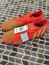 Adidas Predator Edge.2 FG GW1009 Orange Green Lace Up Soccer Cleats M12/W13