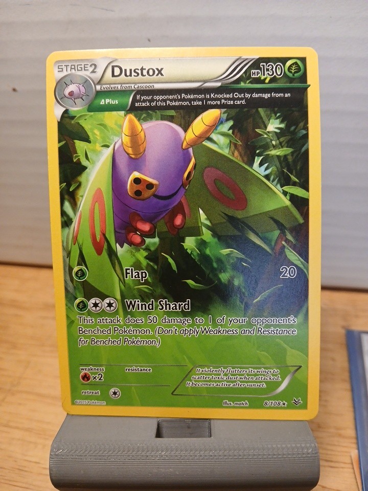 Dustox 8/108 Rare - Pokemon XY Roaring Skies Card NM