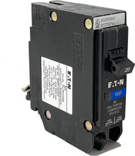AMP 20 Eaton Br Dual Function Af/Gf 1P 20A Circuit Breakers BRP120DF