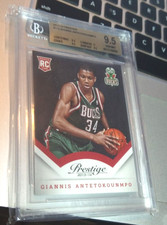 13/14 PRESTIGE BASKETBALL GIANNIS ANTETOKOUNMPO ROOKIE BECKETT 9.5 GEM MINT