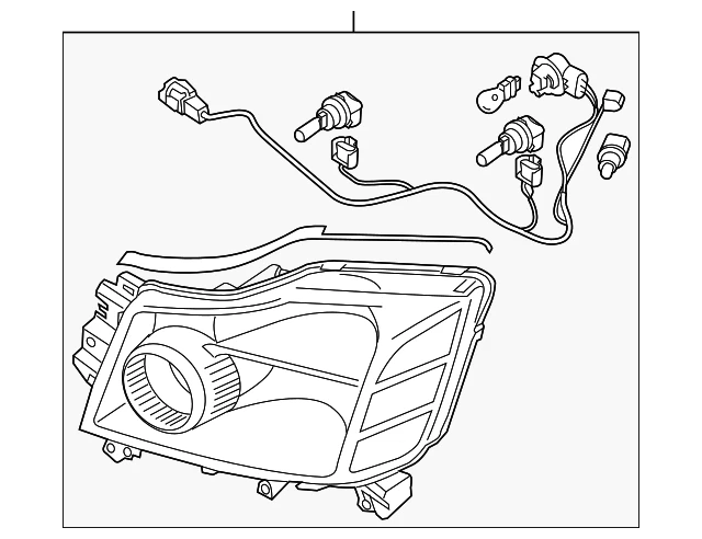 Nissan TITAN 2008-2015 genuino - conjunto compuesto 26010-9FF0A Foto 2 de 3