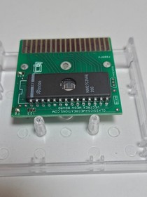 Warrior Vectrex Game with Custom Box and Overlay (Clear Cart)