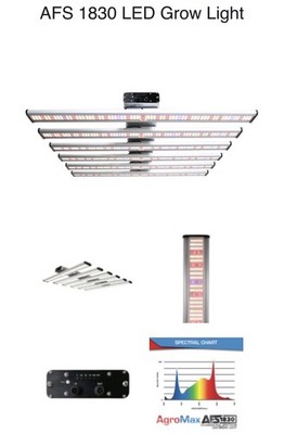 AgroMaxLED AFS1830 720 max watts Input Power 120 -277v 50/60hz Grow Light. 