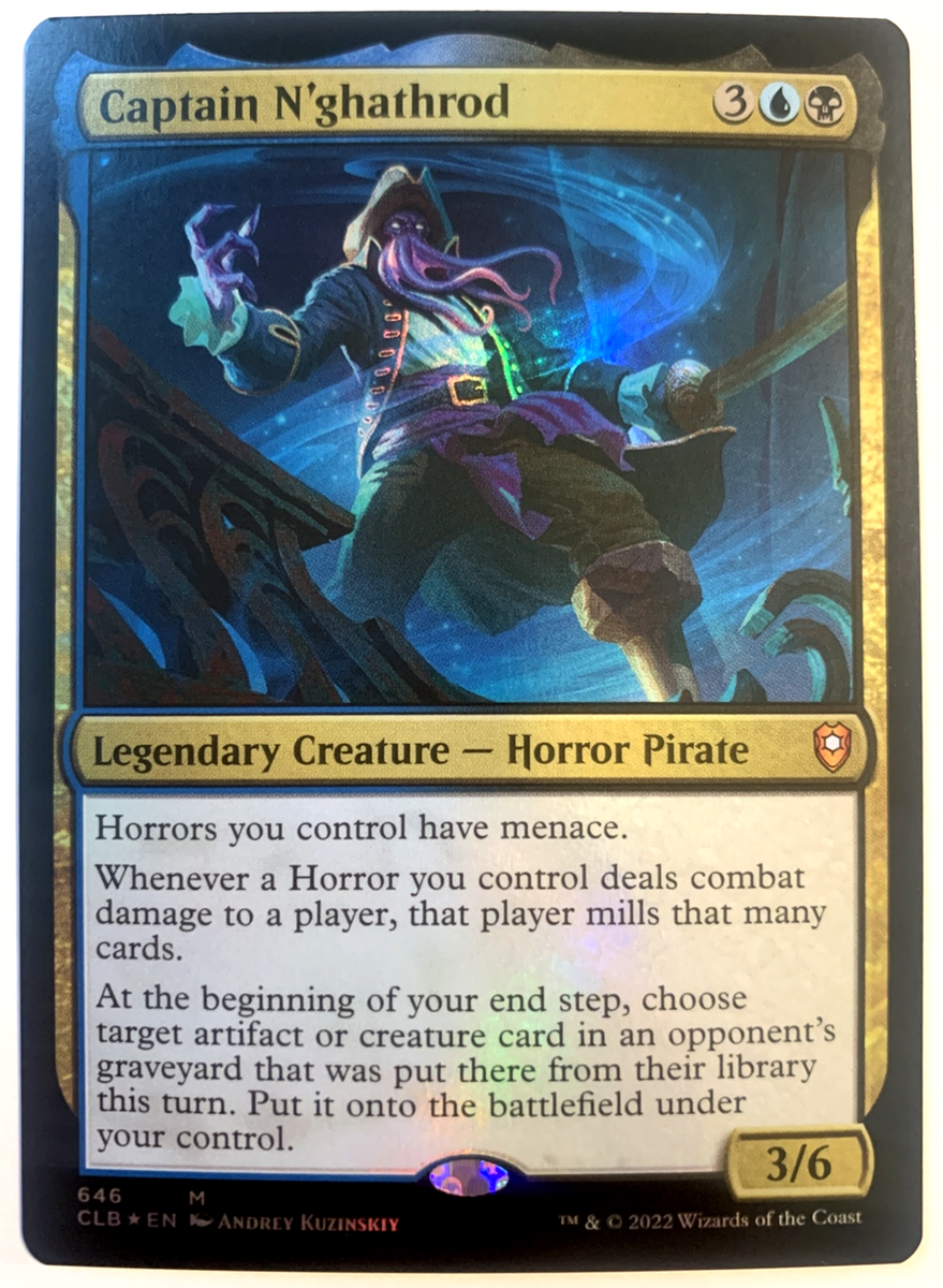 マジック：ザ・ギャザリング Commander Legends MTG Captain N'ghathrod Commander Legends: Battle for Baldur's Gate