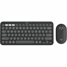 Logitech Pebble 2 Combo Wireless Keyboard and Mouse Combo, Graphite 920-0120618