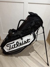 Titleist Tour Series Premium Stand Bag / 4-Way Divider / Black & White - Rare