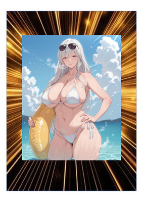 Enterprise Azur Lane Custom Waifu Anime ACG Goddess Card