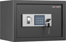 Safe for Home 0.6 Cubic Feet Safety Box Lock Box for Money Jewelry Documents ...