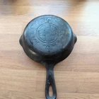 Beautiful Griswold Cast Iron #3 Large Block Logo Skillet Sits Flat No Wobble