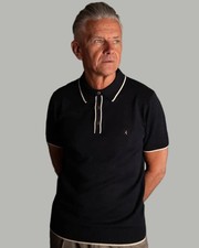 Gabicci LINEKER Short Sleeve Polo Black