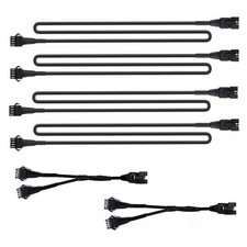 RGB Extension Cable for Rock Lights,4PCS 2 Feet Extension Cords with 2PCS 2 W...