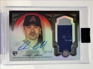 TOPPS DYNASTY CORBIN CARROLL RPA RC AUTO（Corbin Carroll RCs 