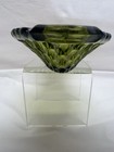Vintage 8 1/2”L Dish Indiana Glass Honeycomb Patterned Olive Green Glass — photo 4