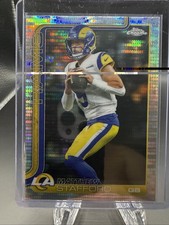 2026 Topps Chrome NFL Football Matthew Stafford Pulsar Parallel Rams MVP Buyback