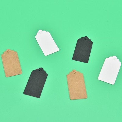 100PCS  Paper Tags for Diy Gifts Crafts Price Tags Luggage Tags Name T.vi