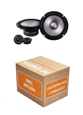 Lautsprecher Boxen vorne Alpine S2-S65C für Opel Antara 2x Tief-Mitteltöner 2x H