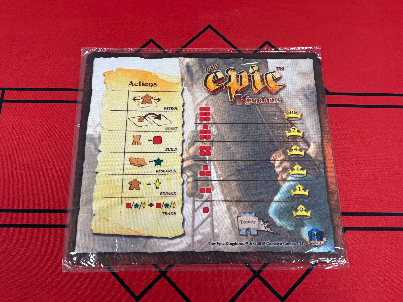 Tiny Epic Kingdoms Neoprene Action Mat New in Shrink (Gamely