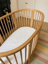 Stokke Sleepi V2 Cot Natural Beech NEW Junior Extension Kit V2 + Mattresses