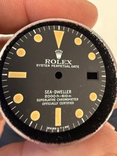 Rolex Vintage Sea-Dweller Watch Dial 1665 