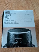 Sears Universal Vintage Lens Case Stock 73195 21mm 24mm 28mm 35mm 50mm Lenses